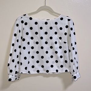 Forever 21 polka dot crop top